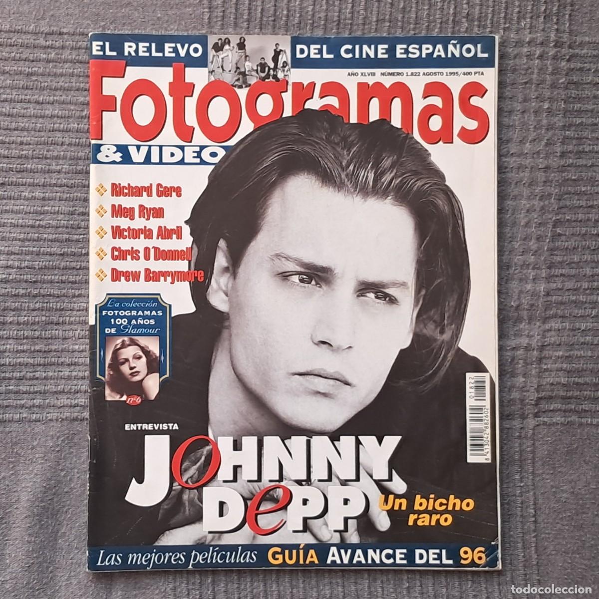 Cine: FOTOGRAMAS N&Uacute;MERO 1822, AGOSTO 1995. - JOHNY DEEP - AVANCE DEL 96 - RICHARD GERE -
