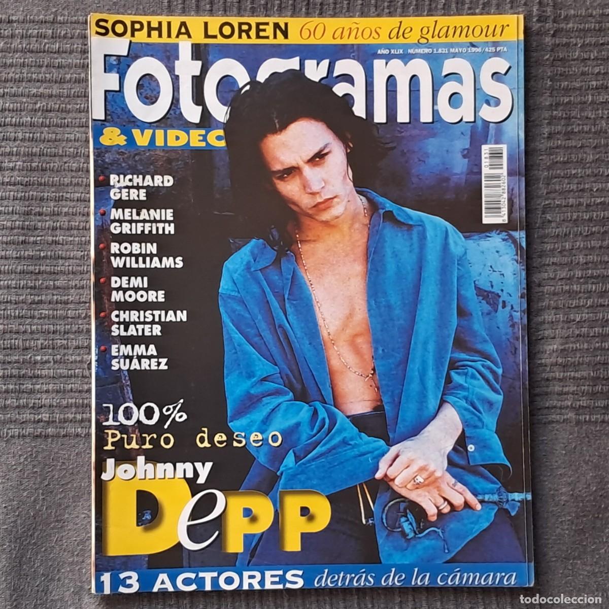 Cine: FOTOGRAMAS N&Uacute;MERO 1831, MAYO 1996. - JOHNY DEEP - RICHARD GERE - DEMI MOORE -