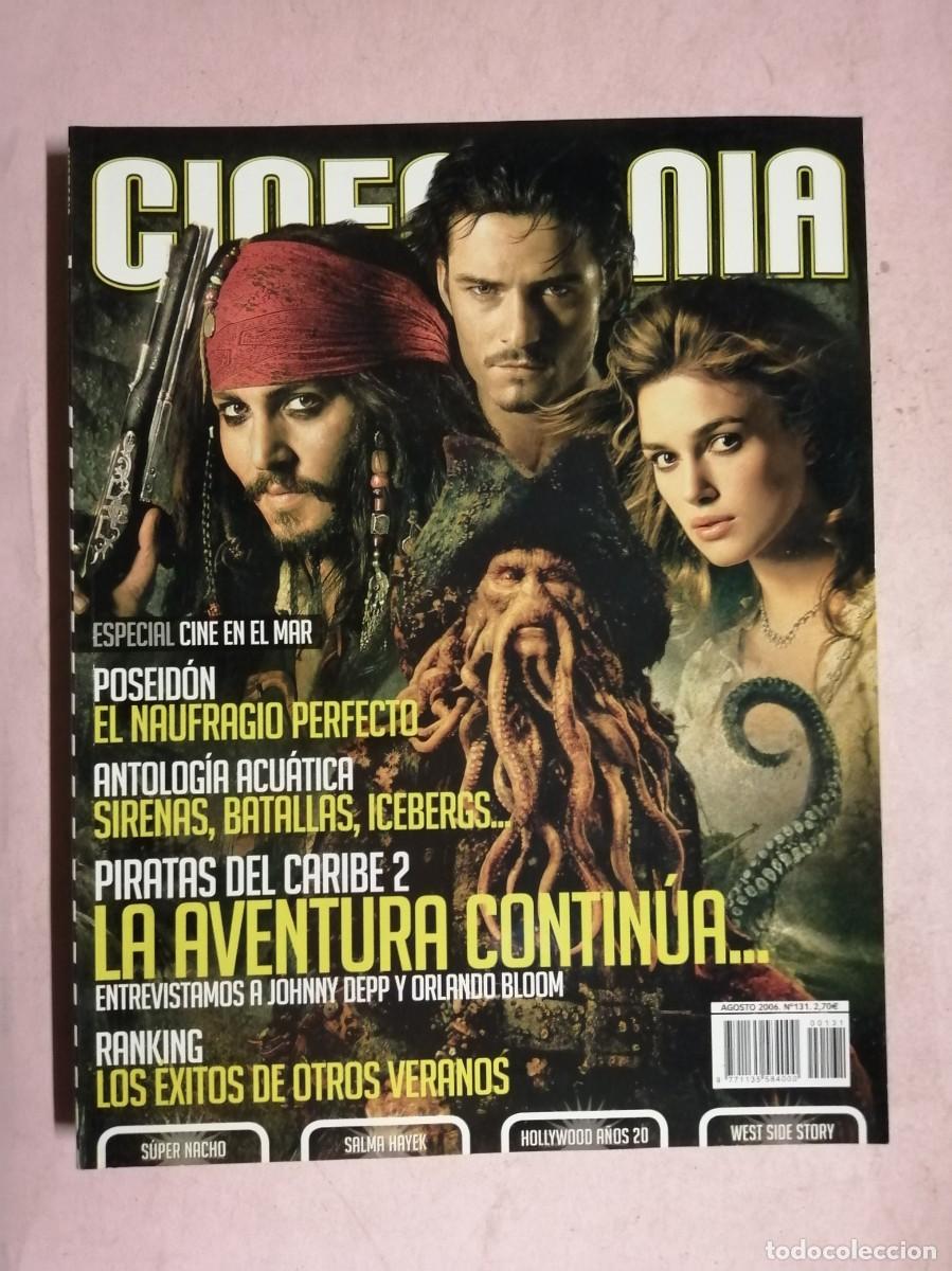 Cine: CINEMANIA (NUMERO 131) PIRATAS DEL CARIBE 2 - CINE EN EL MAR - ANTOLOGIA ACUATICA - POSEIDON -...