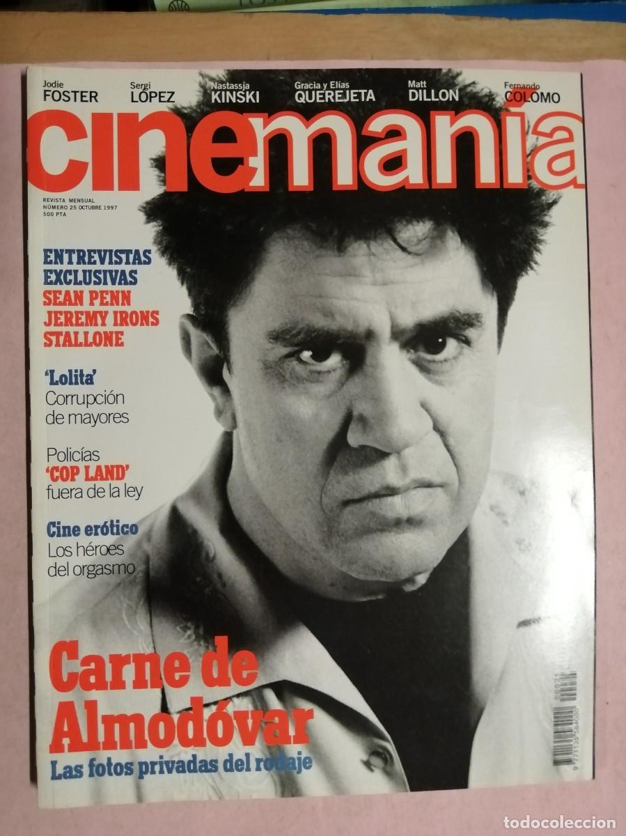Cine: CINEMANIA (NUMERO 25) PEDRO ALMODOVAR - JEREMY IRONS - SEAN PENN - COP LAND - CINE EROTICO -...