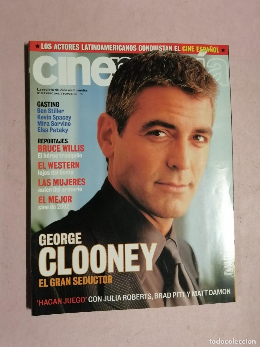 Cine: CINEMANIA (NUMERO 76) GEORGE CLOONEY - BRUCE WILLIS - ELSA PATAKY - KEVIN SPACEY - BEN STILLER -...
