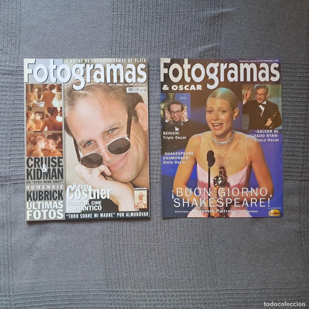 Cine: FOTOGRAMAS N&Uacute;MERO 1866, ABRIL 1999. INCLUYE SUPLEMENTO - OSCAR - SHAKESPEARE -.