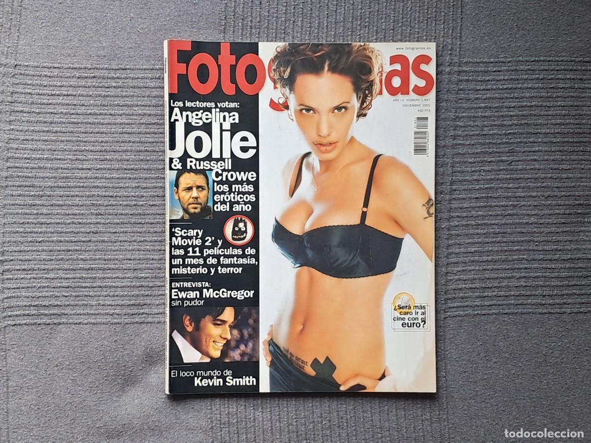 Cine: FOTOGRAMAS N&Uacute;MERO 1897, NOVIEMBRE 2001. - ANGELINA JOLIE & RUSSELL CROWE - EWAN MCGREGOR - EJEMPLA