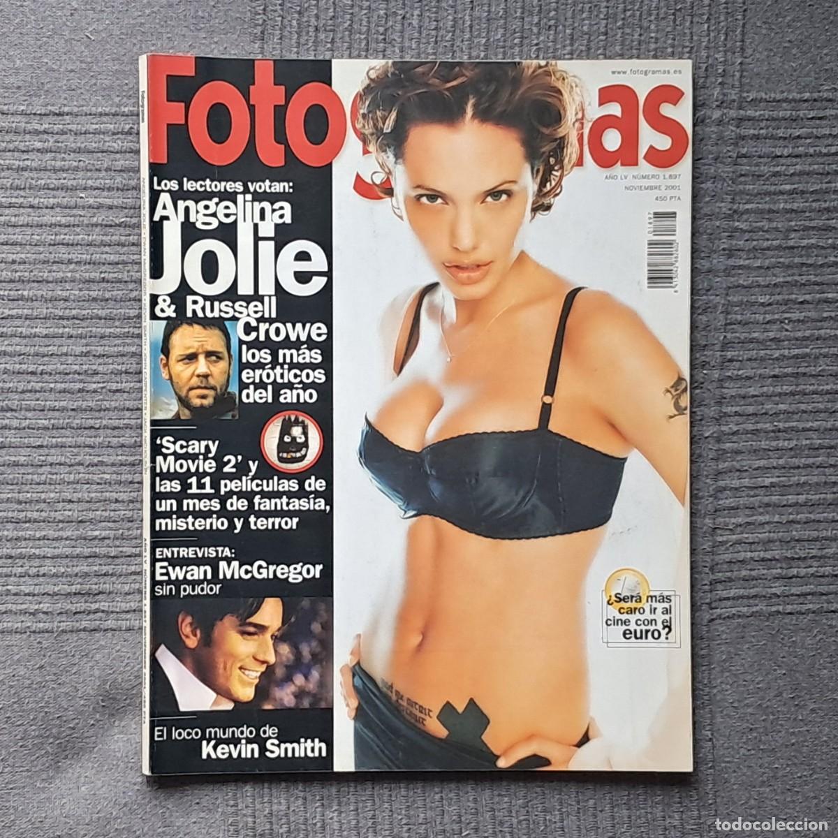 Cine: FOTOGRAMAS N&Uacute;MERO 1897, NOVIEMBRE 2001. - ANGELINA JOLIE & RUSSELL CROWE - EWAN MCGREGOR - EJEMPLA