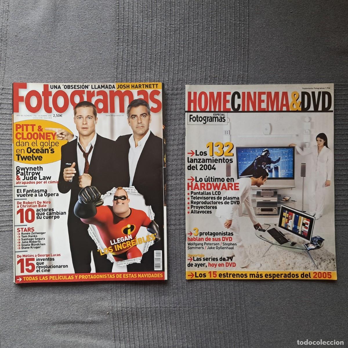 Cine: FOTOGRAMAS N&Uacute;MERO 1934, DICIEMBRE 2004. - INCLUYE SUPLEMENTO HOMECINEMA Y DVD -