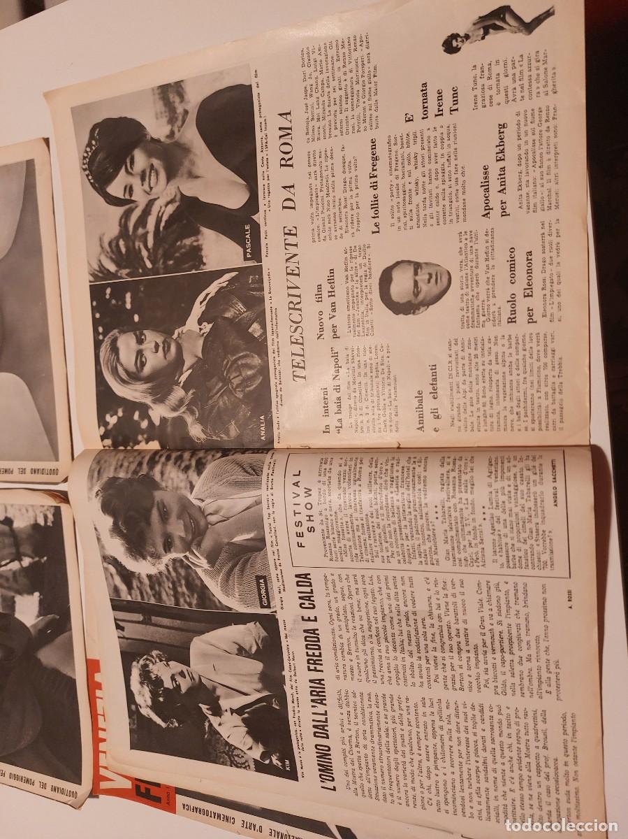 Cine: lote rareza 1959 revistas del festival de cine de Venecia Venezia Festival