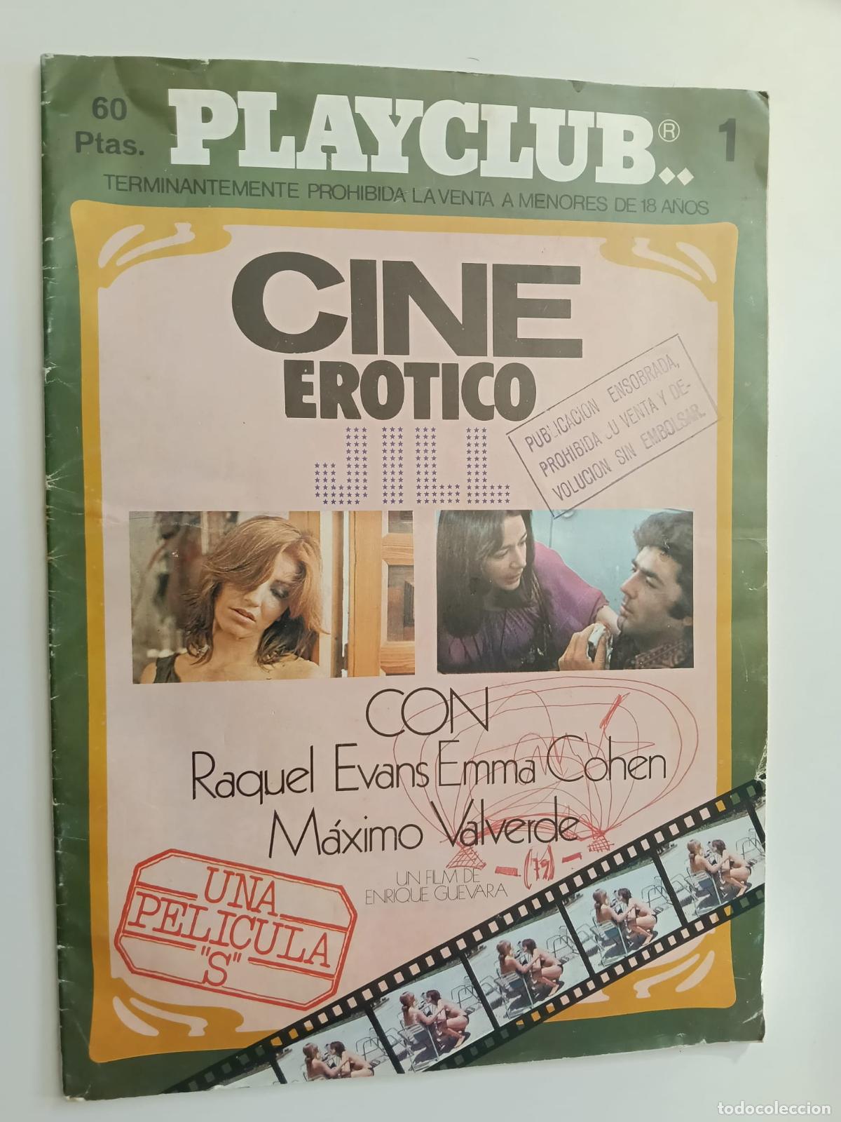 Cine: REVISTA PLAYCLUB - CINE ER&Oacute;TICO - 1 - RAQUEL EVANS - EMMA COHEN