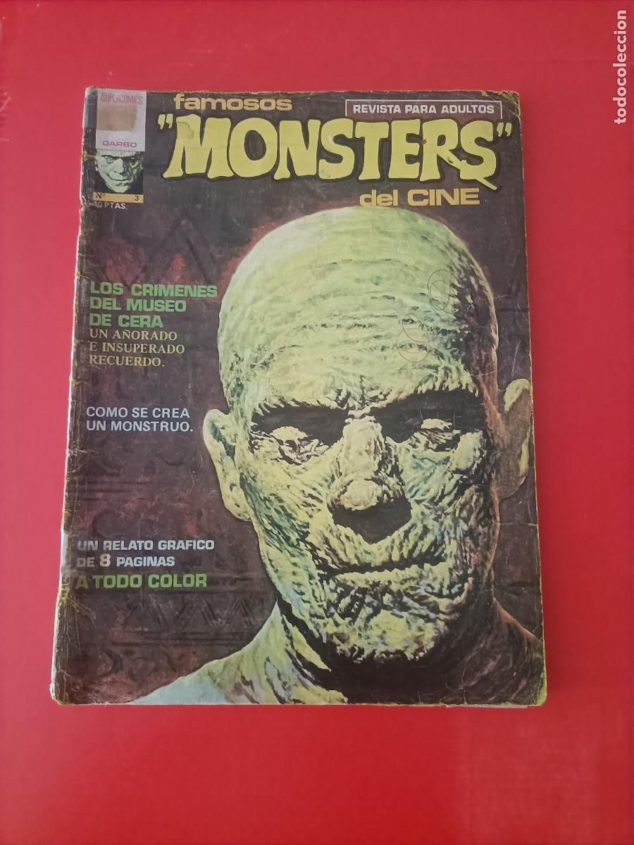 Cine: REVISTA FAMOSOS MONSTERS DEL CINE. LOS CRIMENES DEL MUSEO DE CERA, Y M&Aacute;S