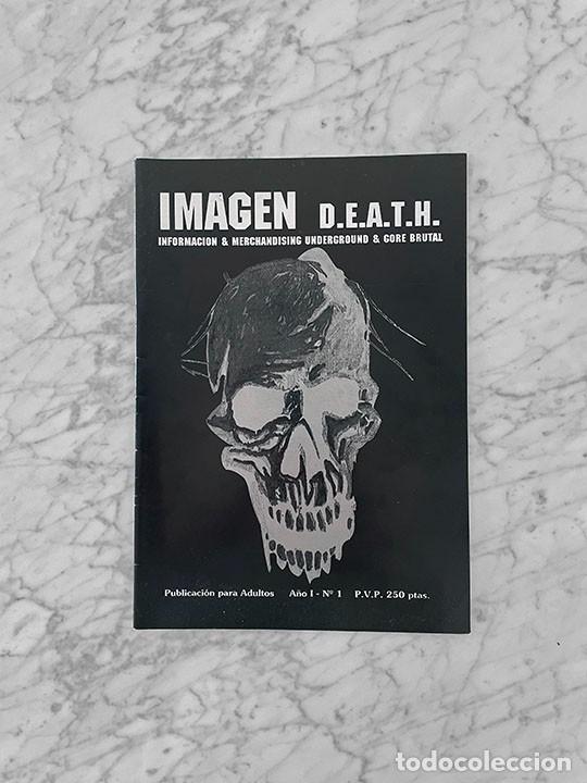 Cine: FANZINE IMAGEN DEATH - N&ordm; 1 - 1995 - H.P. LOVECRAFT, JULIO ANGEL OLIVARES, ESKORBUTO, PAUL NASCHY