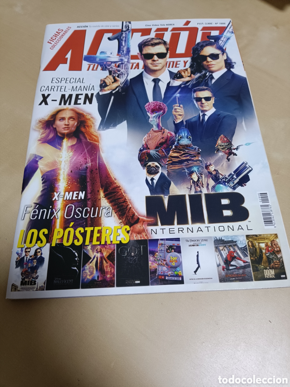 Cinema: REVISTA ACCI&Oacute;N N&deg; 1906 JUNIO 2019 X-MEN MEN IN BLACK INTERNATIONAL c26