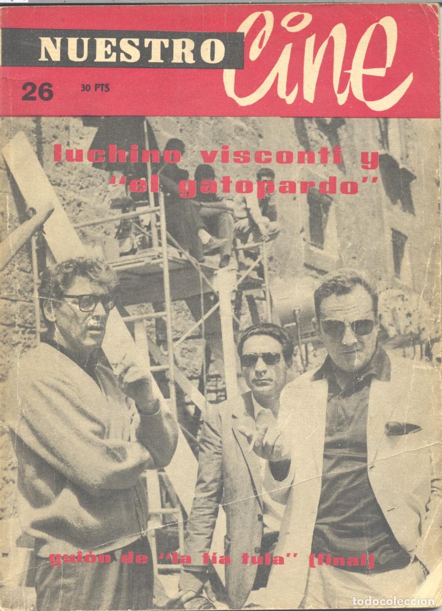 Cine: NUESTRO CINE 26. LUCHINO VISCONTI Y EL GATOPARDO. V&Iacute;CTOR ERICE. 1964
