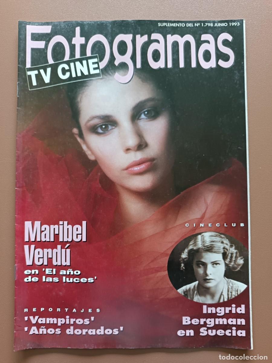 Cine: FOTOGRAMAS TV CINE- SUPLEMENTO 1798 - 1993