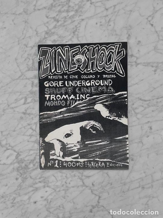 Cine: ZINESHOCK - N&ordm; 1 - 1991 REVISTA DE CINE OSCURO Y BRUTAL, GORE, SNUFF, TROMA, MONDO, JAUME BALAGUERO