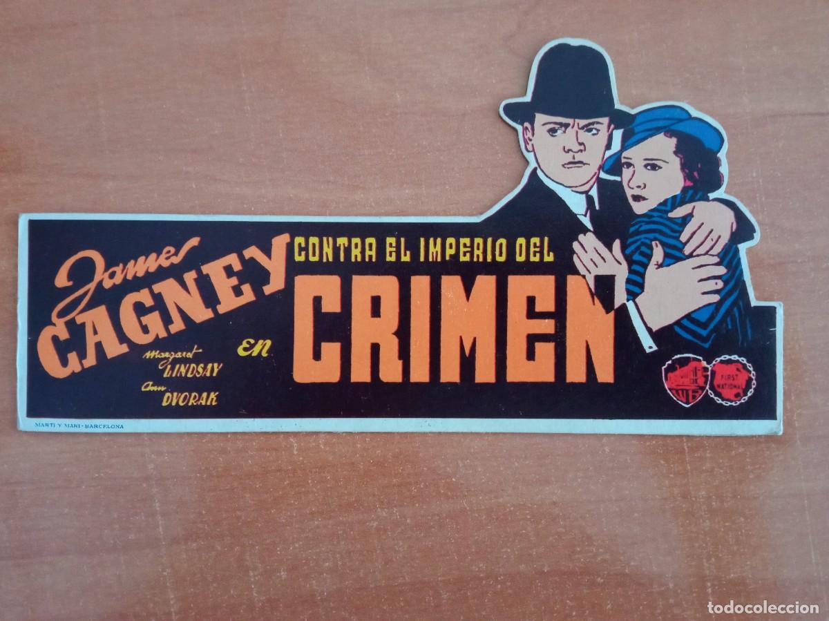 Cine: CONTRA EL IMPERIO DEL CRIMEN, JAMES CAGNEY, TROQUELADO REPRODUCCI&Oacute;N DE LOS A&Ntilde;OS 80