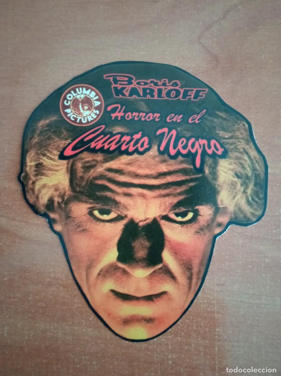 Cine: HORROR EN EL CUARTO NEGRO, BORIS KARLOFF, TROQUELADO FACSIMIL O REPRODUCCI&Oacute;N DE LOS A&Ntilde;OS 80