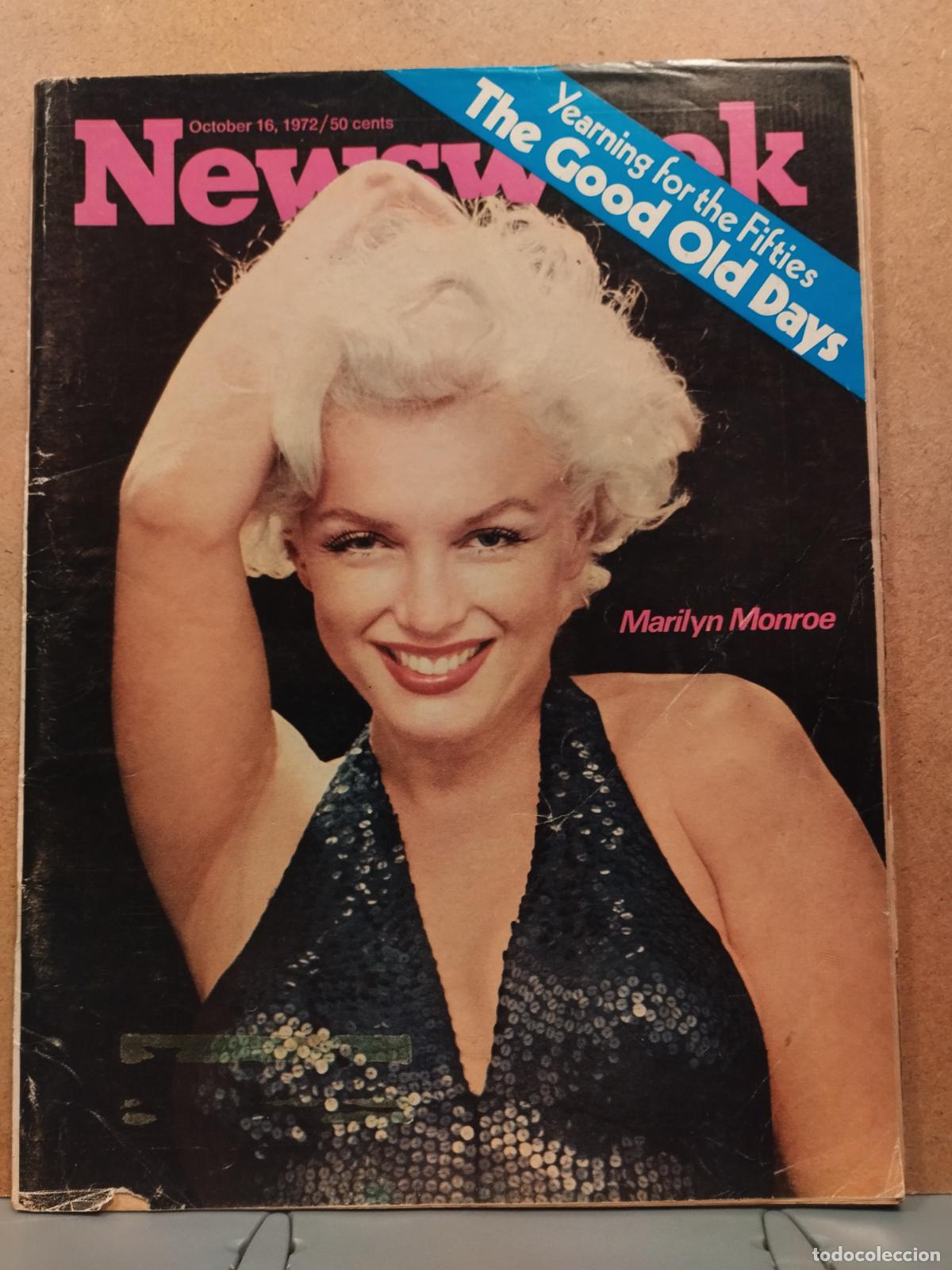 Cine: FAC NEWSWEEK. OCTUBRE 1976. MARILYN MONROE. VER FOTOS Y DESCRIPCION.