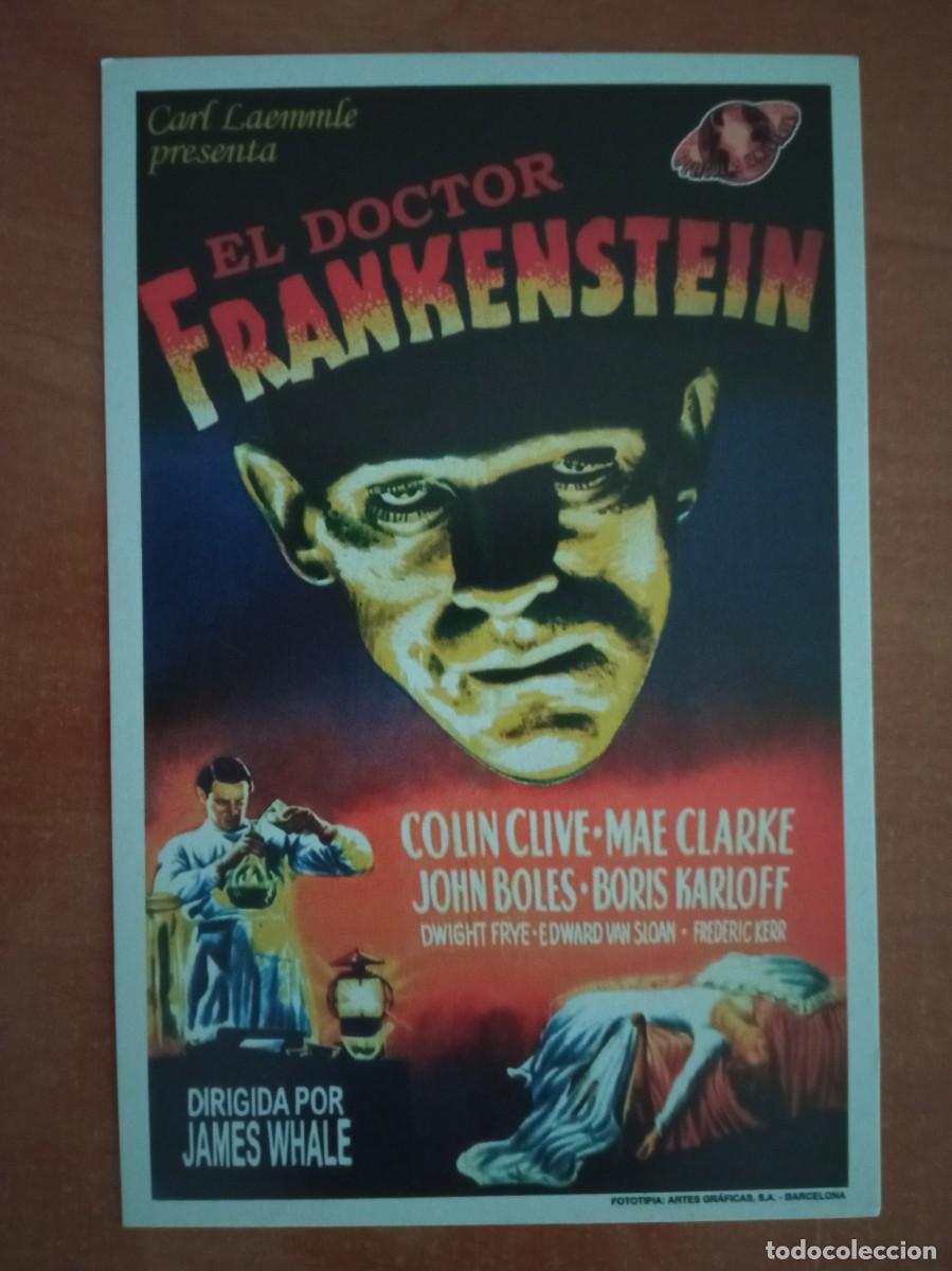 Cine: EL DOCTOR FRANKENSTEIN, BORIS KARLOFF, FACSIMIL O REPRODUCCION DE LOS A&Ntilde;OS 80