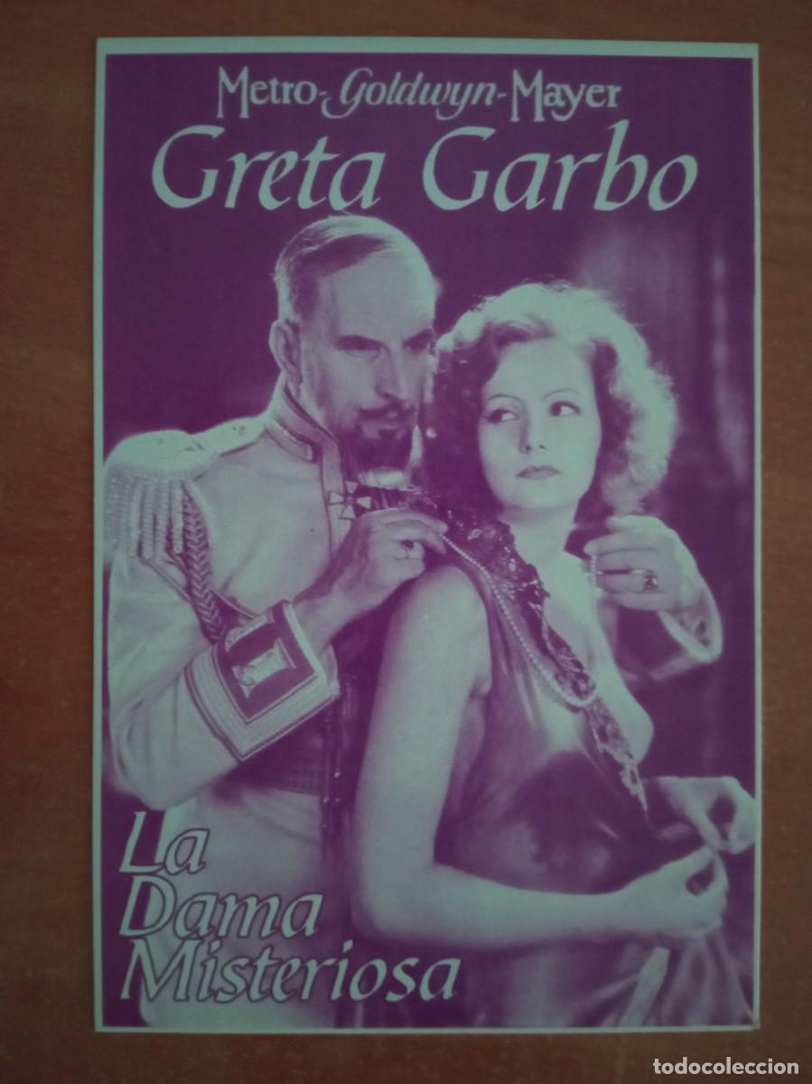 Cine: LA DAMA MISTERIOSA, GRETA GARBO, FACSIMIL O REPRODUCCI&Oacute;N DE LOS A&Ntilde;OS 80