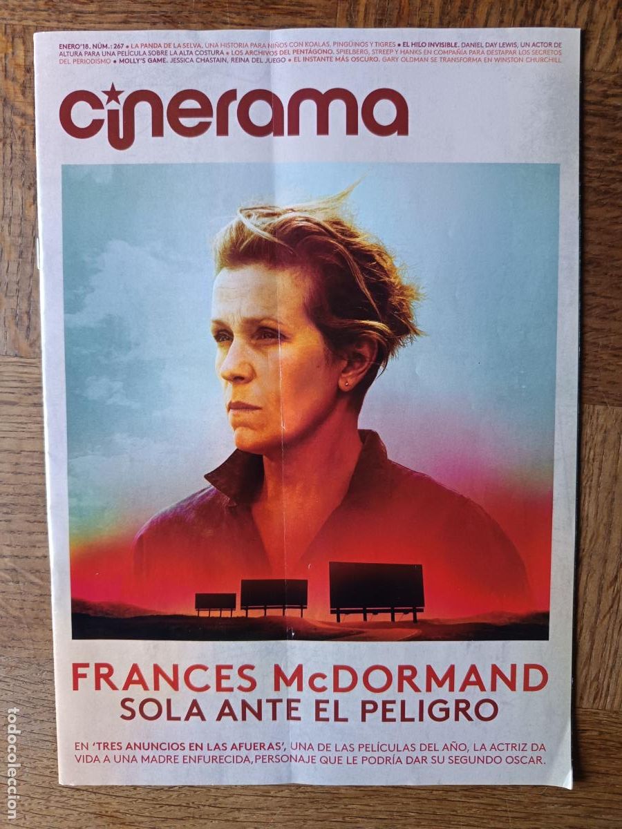 Cine: CINERAMA 267 de 2018. FRANCES McDORMAND, SPIELBERG, GARY OLDMAN, PAUL THOMAS ANDERSON, IT...