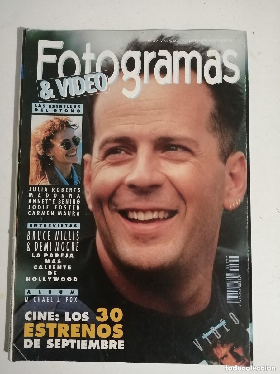 Cine: FOTOGRAMAS, REVISTA N&ordm; 1777, + SUPLEMENTO. SEPTIEMBRE 1991. BRUCE WILLIS
