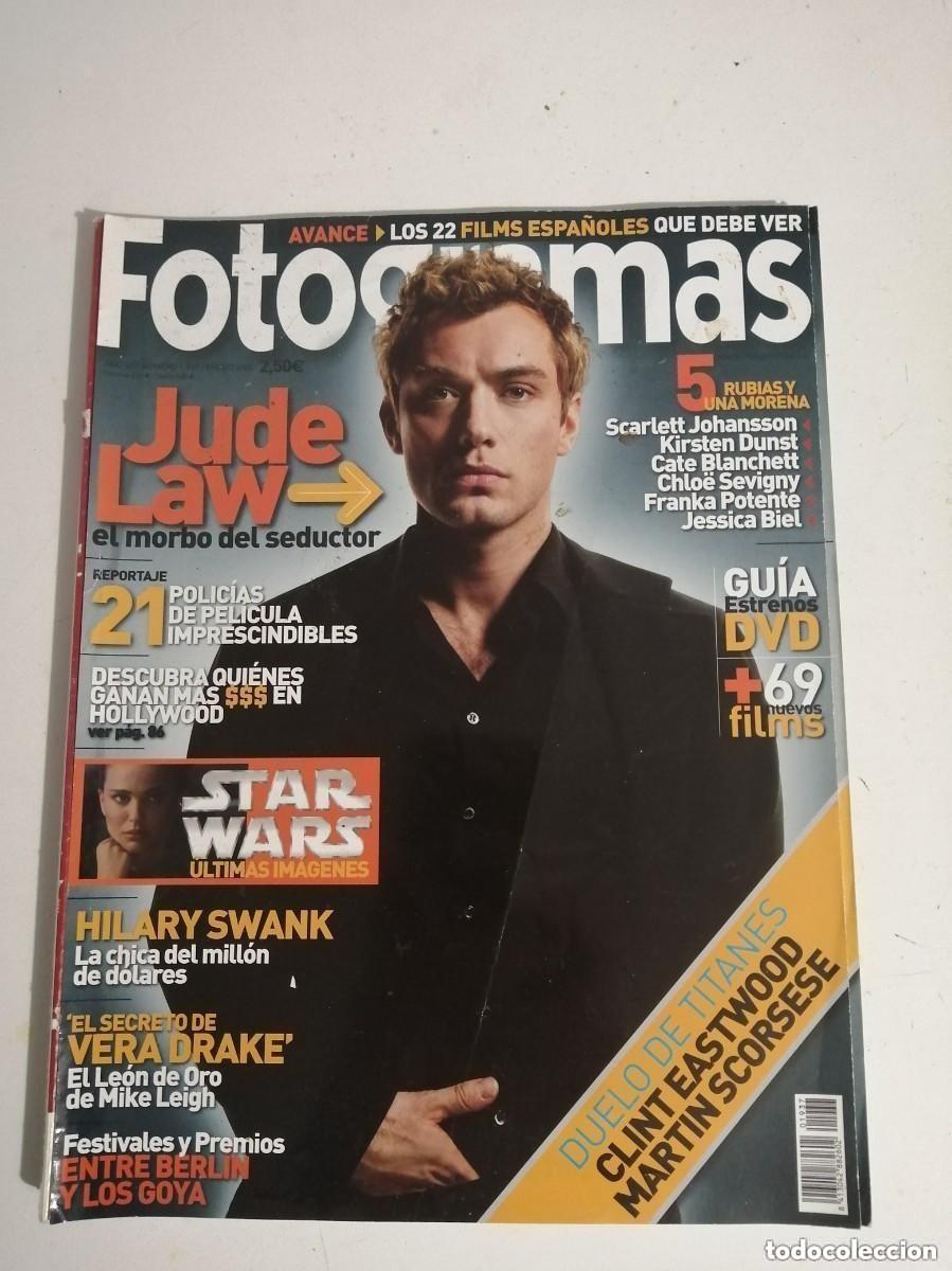 Cine: FOTOGRAMAS, REVISTA N&ordm; 1937, MARZO 2005. JUDE LAW