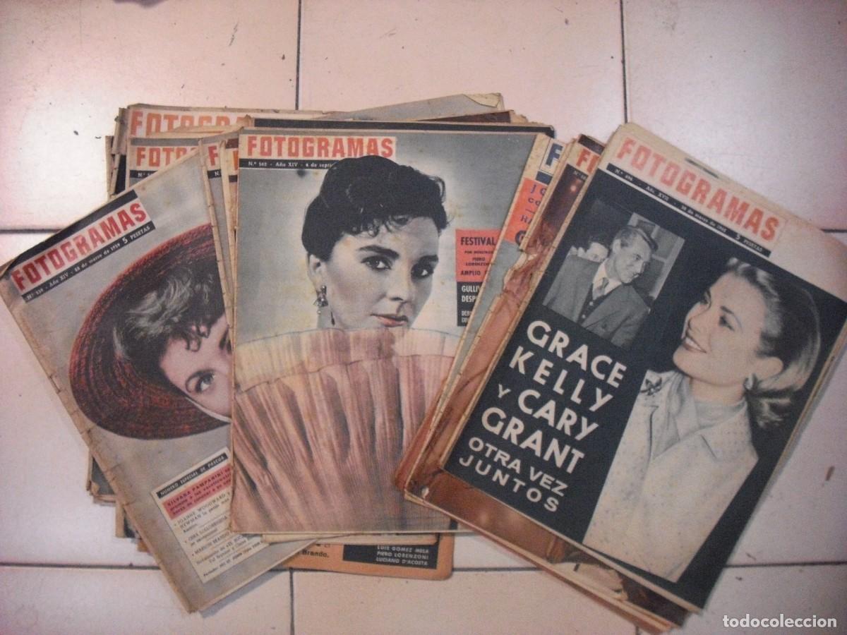 Cine: FOTOGRAMAS , LOTE DE 15 EJEMPLARES A&Ntilde;OS 50