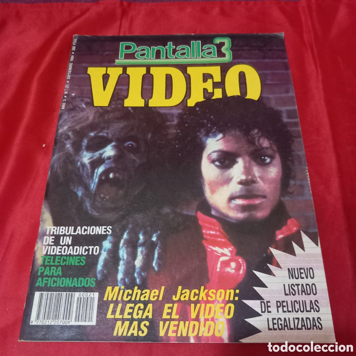 Cine: PANTALLA 3 a&ntilde;o III n&deg;21/MICHAEL JACKSON THRILLER(1984 pocas se&ntilde;ales)