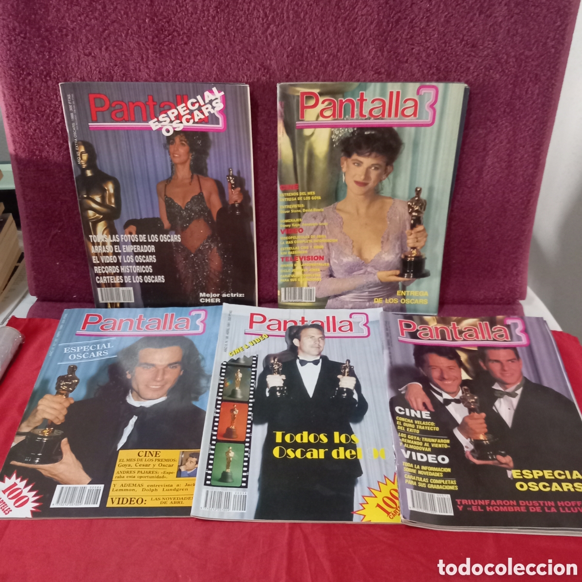 Cine: 5&times;REVISTAS PANTALLA 3 ESPECIAL OSCARS(1987-88-89/1990-91)