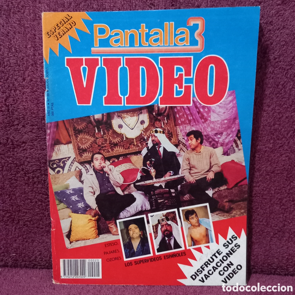 Cine: PANTALLA 3 VIDEO a&ntilde;o 3 n&deg;20 1984/ESPECIAL DE VERANO(EJEMPLAR DIF&Iacute;CIL!,134 paginas)POCAS SE&Ntilde;ALES
