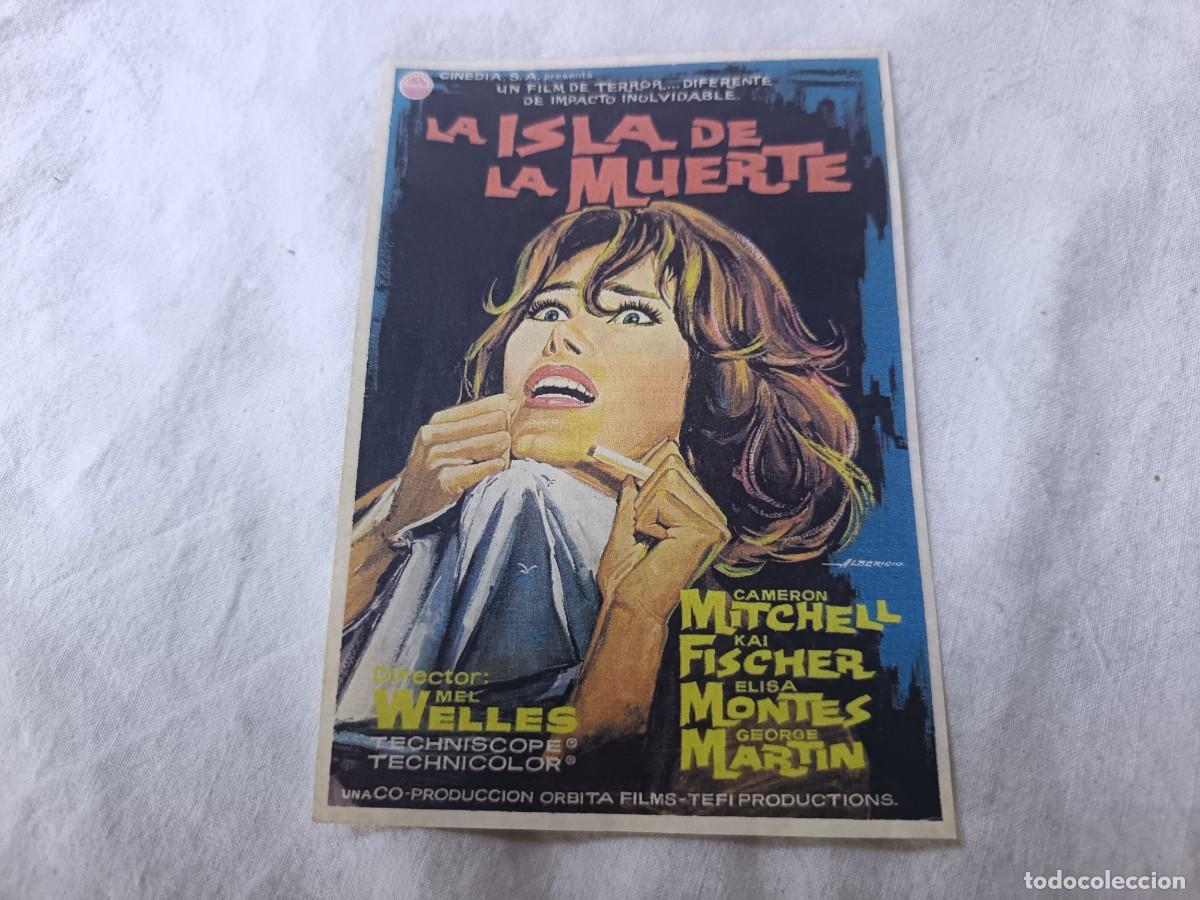 Cine: Folleto de Mano de Cine, La Isla de la Muerte