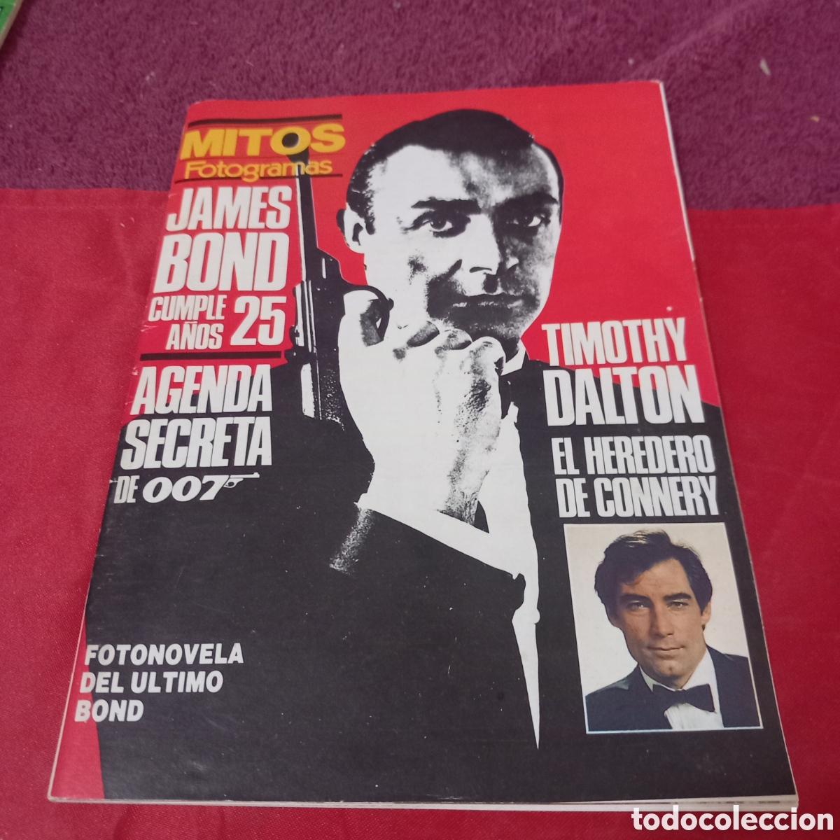 Cine: MITOS FOTOGRAMAS/JAMES BOND cumple 25 A&Ntilde;OS(EXCELENTE ESTADO)