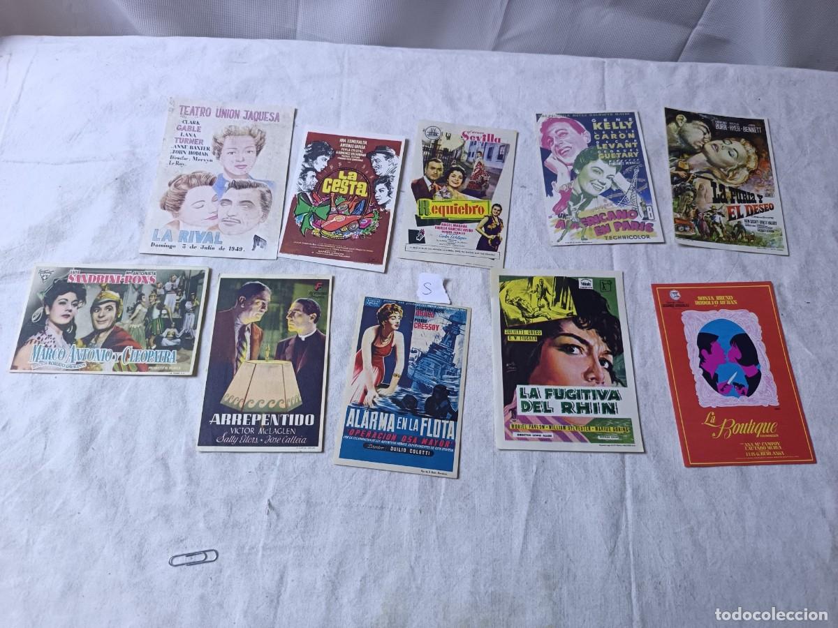 Cine: LF5, Lote de Folletos de Mano de Cine, surtidos