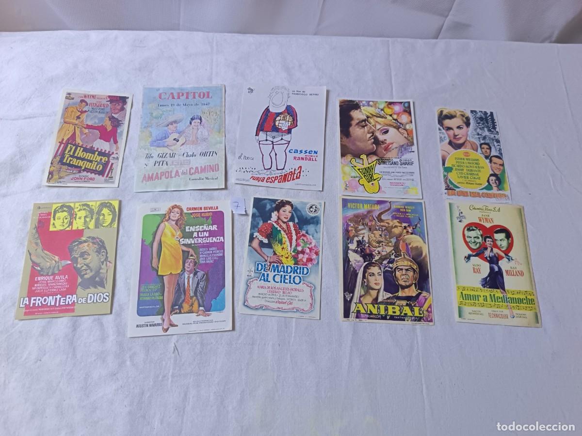 Cine: LF7, Lote de Folletos de Mano de Cine, surtidos