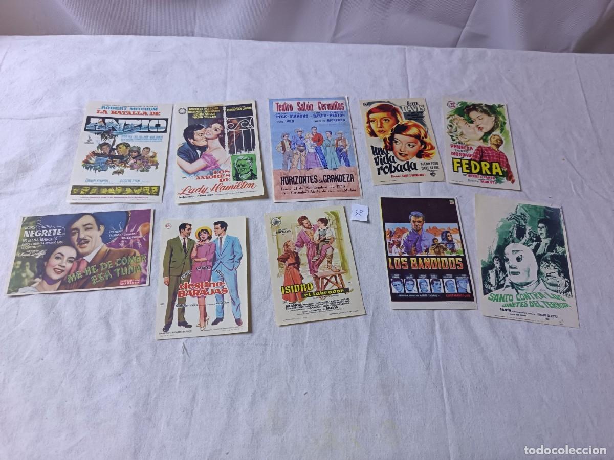 Cine: LF8, Lote de Folletos de Mano de Cine, surtidos