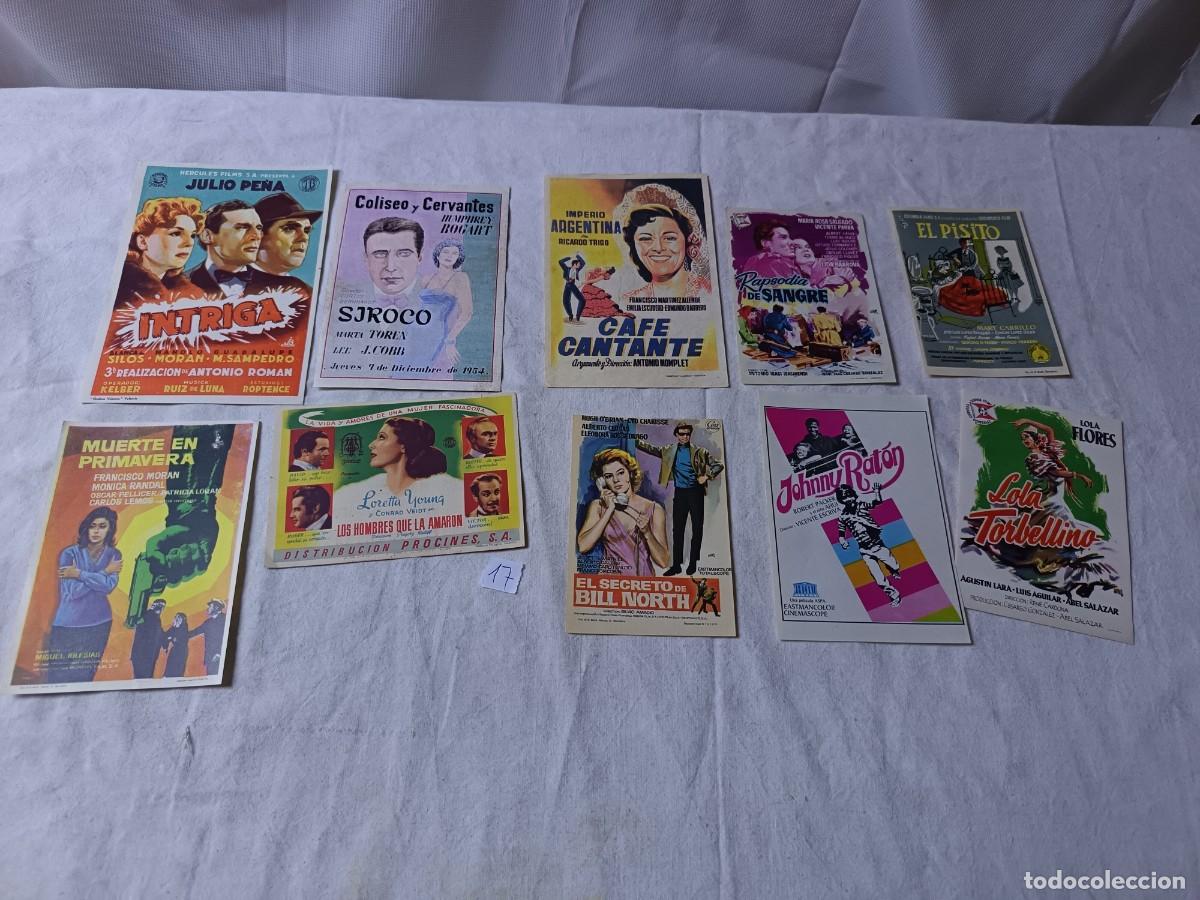 Cine: LF17, Lote de Folletos de Mano de Cine, surtidos