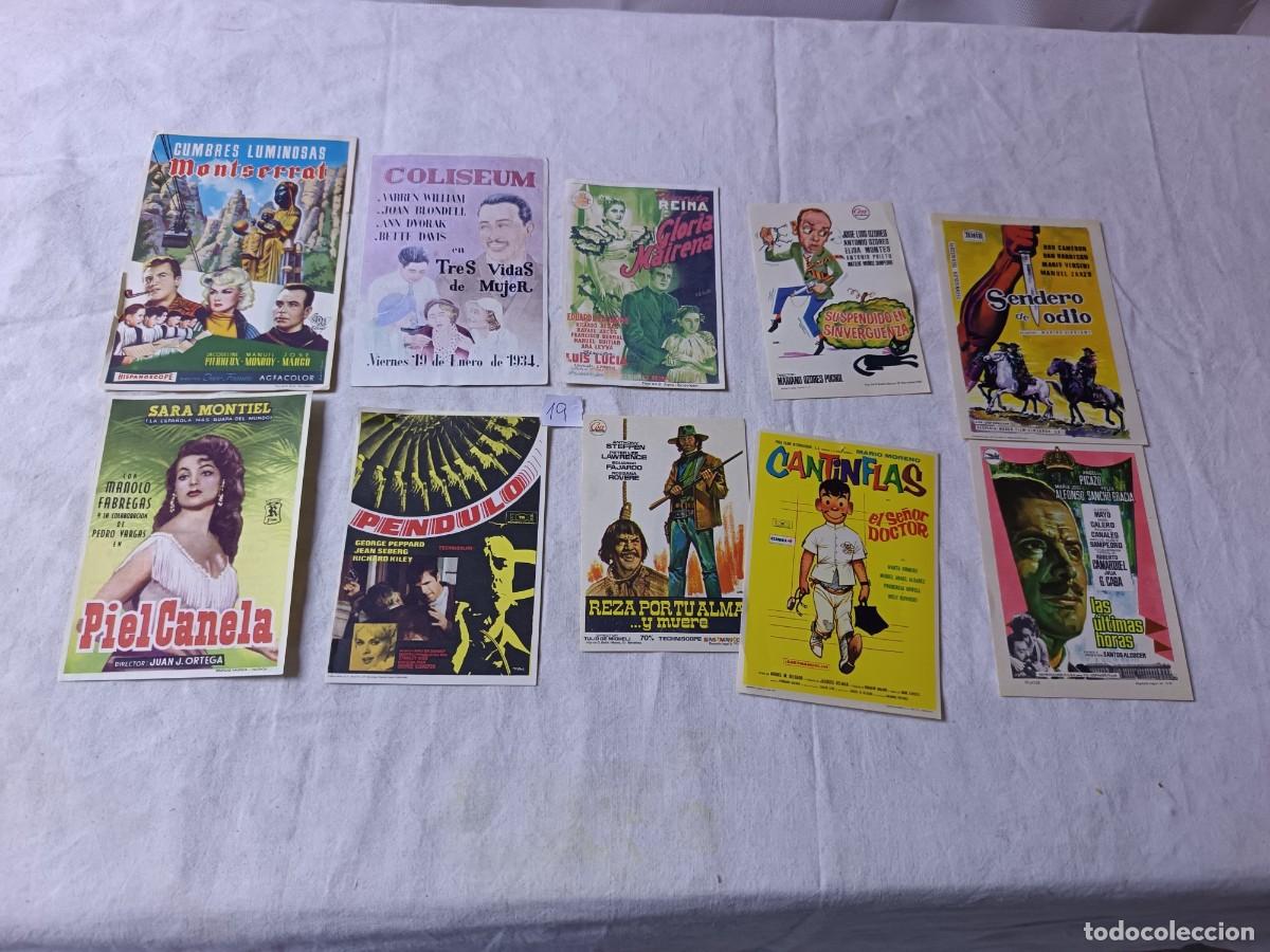 Cine: LF19, Lote de Folletos de Mano de Cine, surtidos