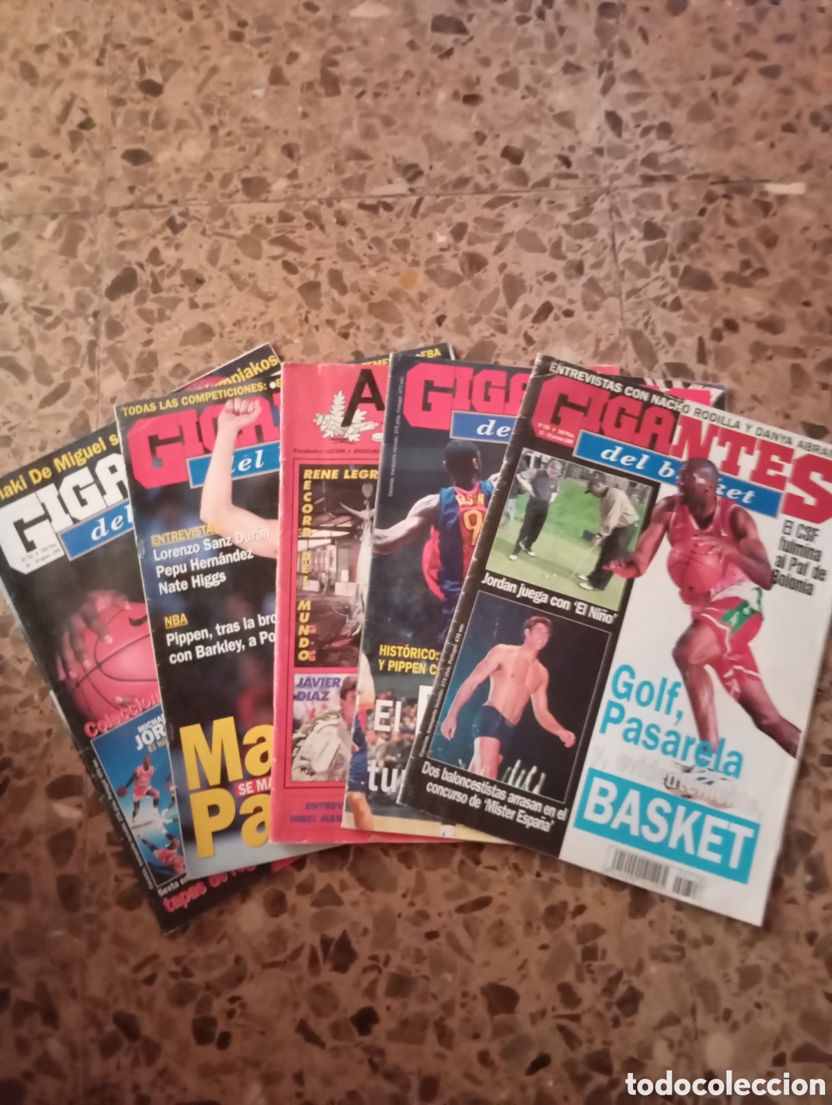 Cine: Lote revistas gigantes del basket a&ntilde;os noventa