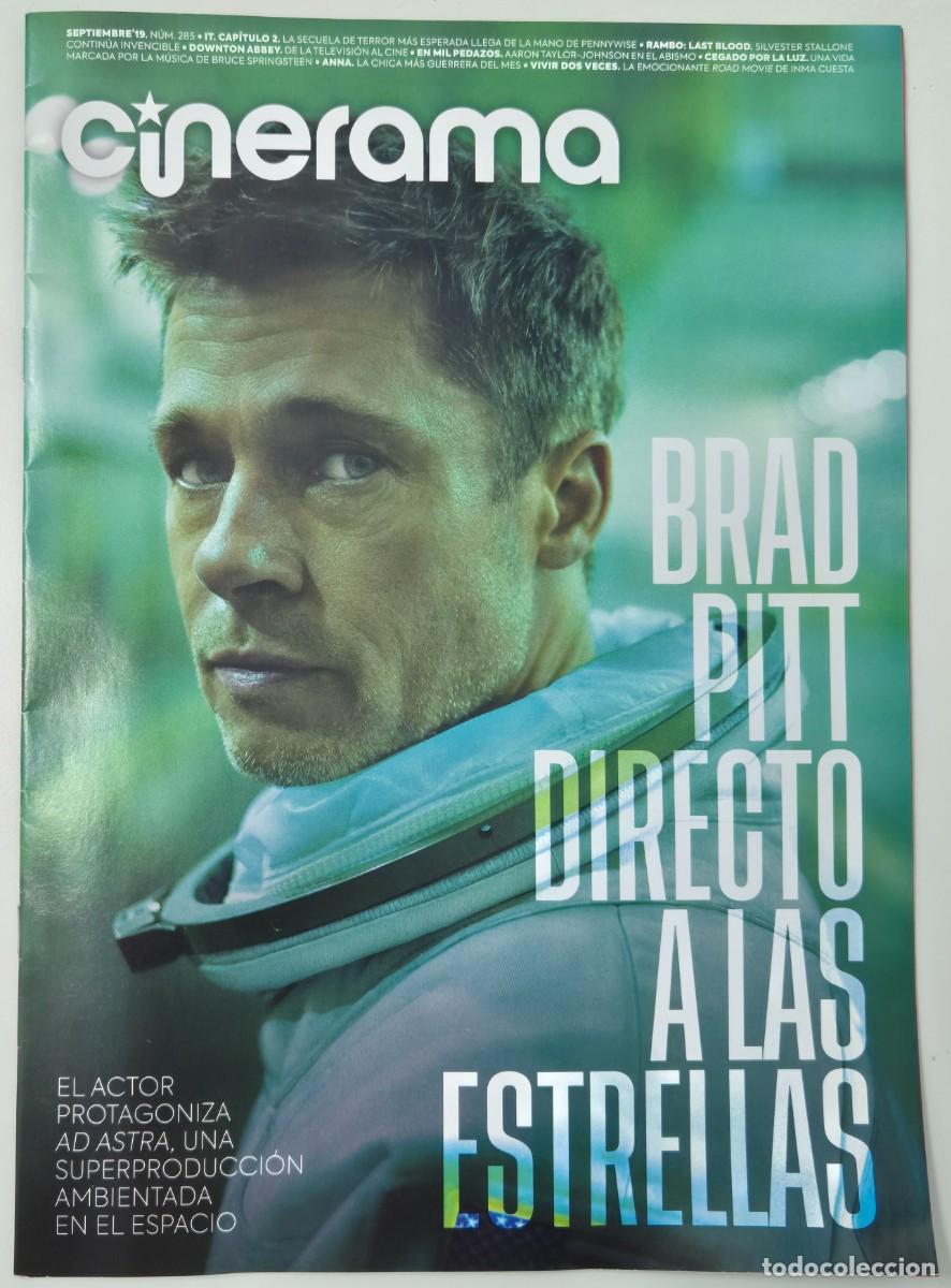 Cine: Revista Cinerama n&ordm; 285 - septiembre 2019. Brad Pitt (Ad Astra), Rambo 2, Gerard Butler...