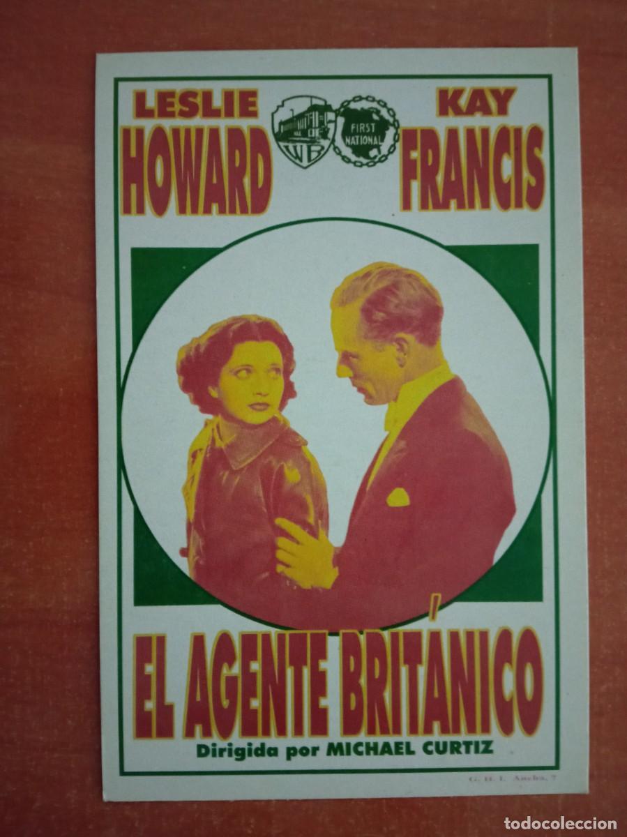 Cine: EL AGENTE BRIT&Aacute;NICO, LESLIE HOWARD, REPRODUCCI&Oacute;N O FACSIMIL HECHO EN LOS A&Ntilde;OS 80