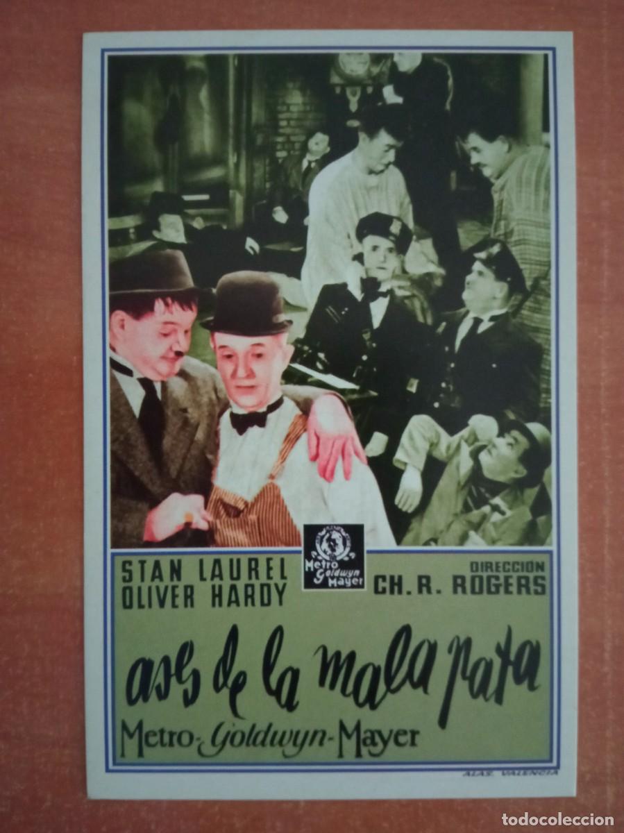 Cine: ASES DE LA MALA PATA, STAN LAUREL, OLIVER HARDY, REPRODUCCI&Oacute;N HECHA EN VALENCIA EN LOS A&Ntilde;OS 80