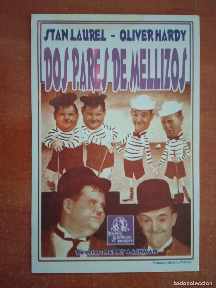 Cine: DOS PARES DE MELLIZOS, STAN LAUREL, OLIVER HARDY, REPRODUCCI&Oacute;N ACARTONADA HECHA EN LOS A&Ntilde;OS 80