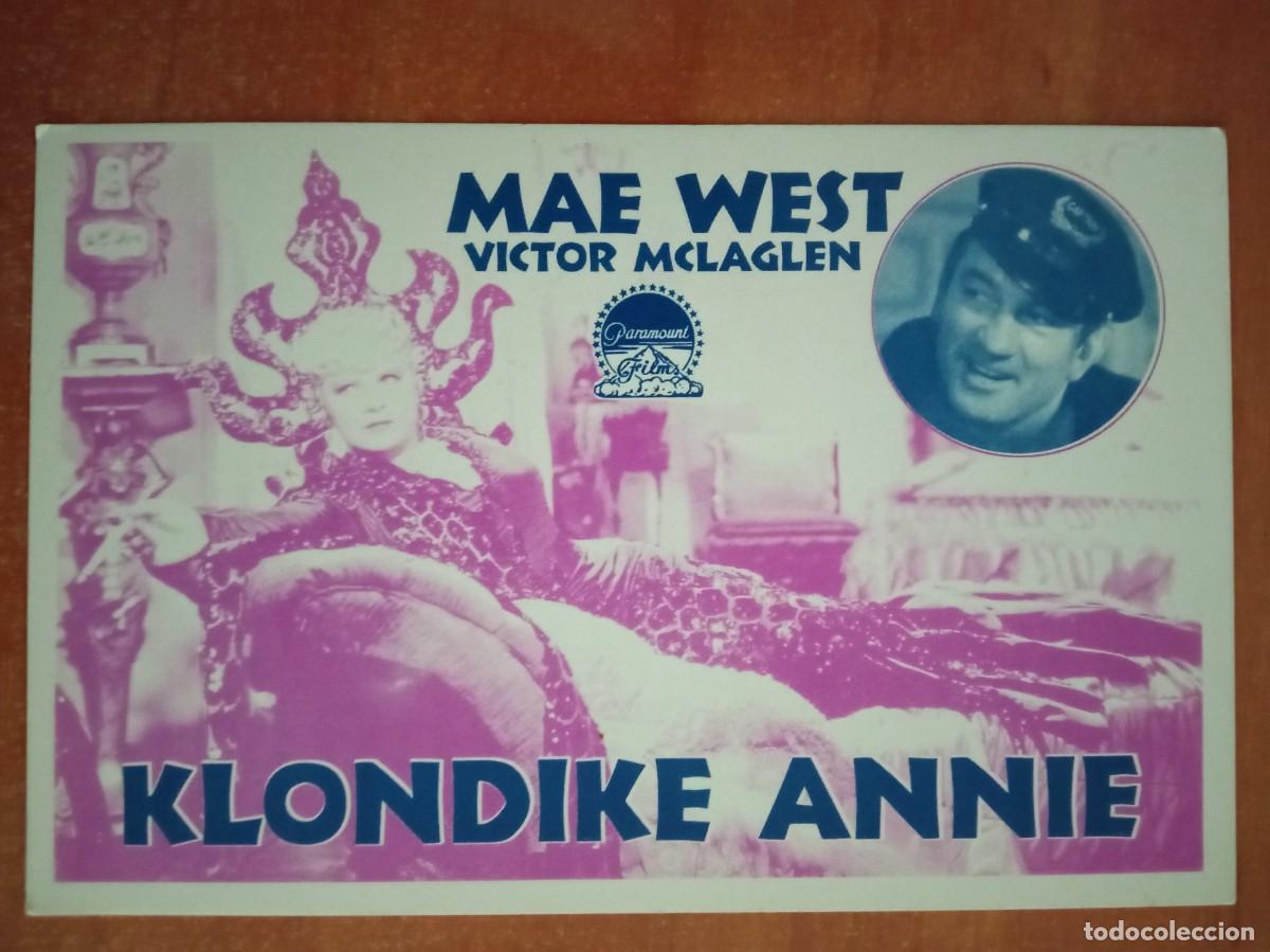 Cine: KLONDIKE ANNIE, MAE WEST,REPRODUCCI&Oacute;N O FACSIMIL ACARTONADO HECHO EN LOS A&Ntilde;OS 80
