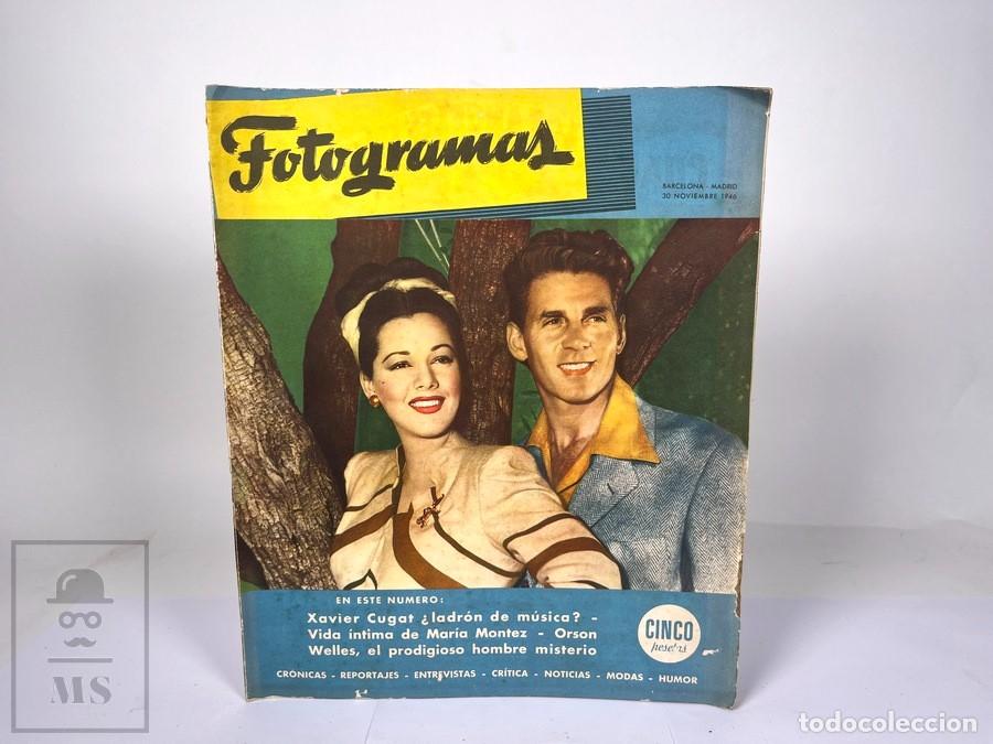Cine: Antigua Revista de Cine - Fotogramas / Xavier Cugat, Orson Welles - N&ordm; 2 / 30 Noviembre de 1946