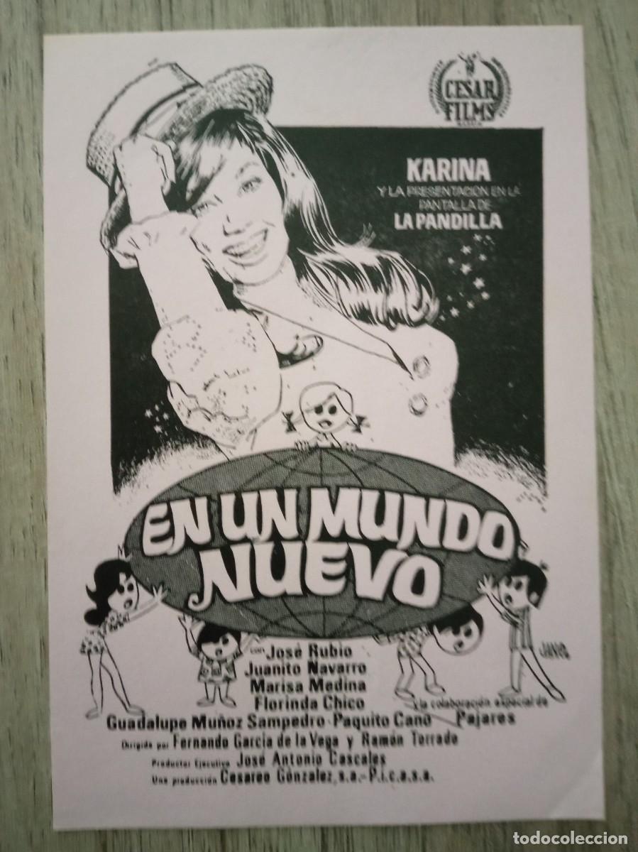 Cine: EN UN MUNDO NUEVO, KARINA