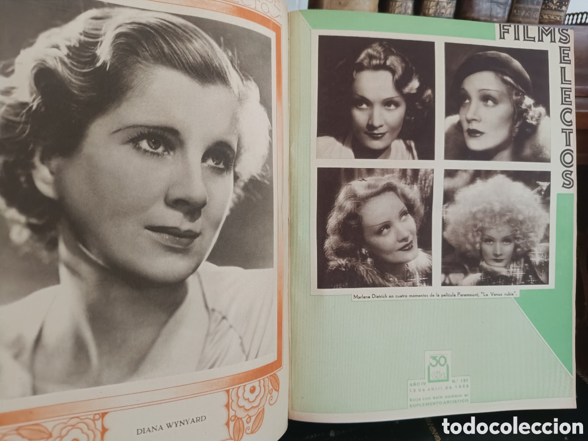 Cine: FILMS SELECTOS, ENERO-JUNIO 1933 (117 a 141). 25 REVISTAS ENCUADERNADAS