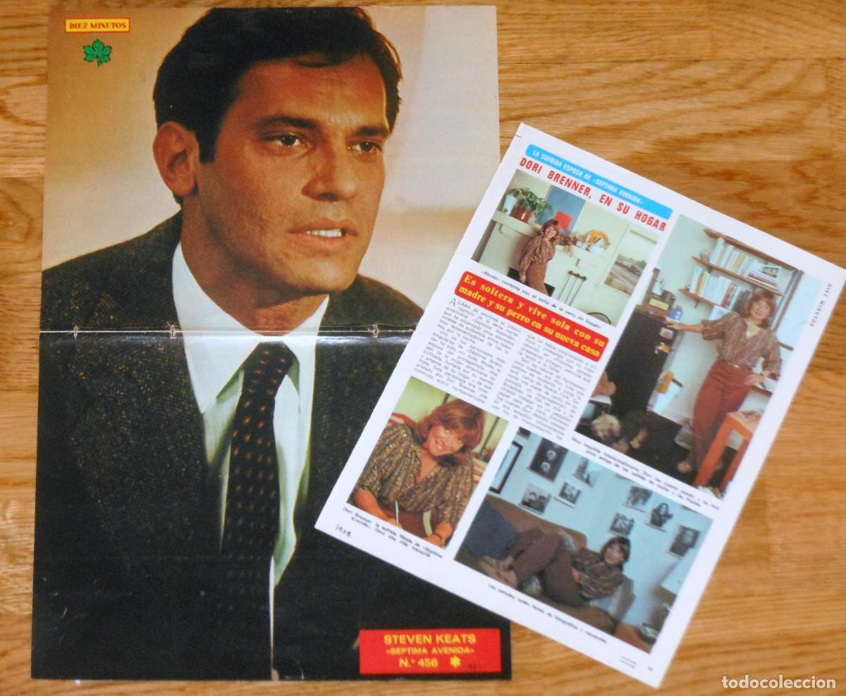 Cine: SEVENTH AVENUE TV SERIE lote prensa 1970s clippings poster Steven Keats Dori Brenner Septima Avenida