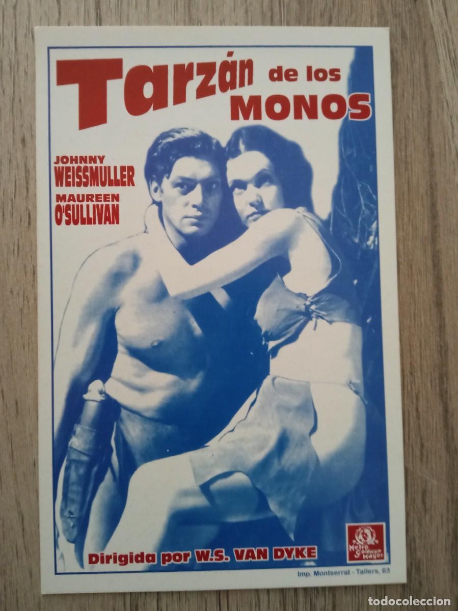 Cine: TARZAN DE LOS MONOS, JOHNNY WEISSMULLER, REPRODUCCI&Oacute;N O FACSIMIL ACARTONADO HECHO EN LOS A&Ntilde;OS 80