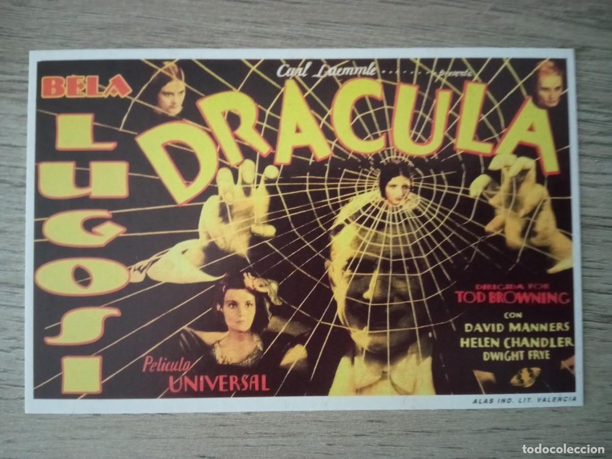 Cine: DR&Aacute;CULA, BELA LUGOSI, REPRODUCCI&Oacute;N O FACSIMIL ACARTONADO HECHO EN LOS A&Ntilde;OS 80