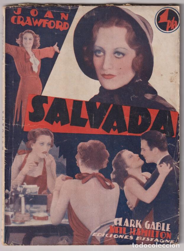 Cinema: Salvada de MGM. con Joan Crawford, Clark Gable, Neil Hamilton. Novela Semanal Cinematogr&aacute;fica de E.