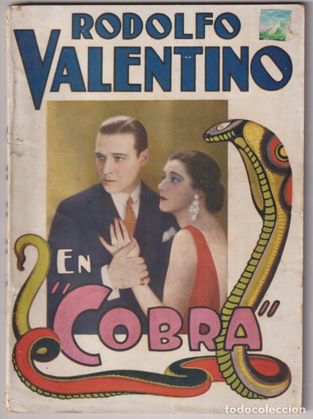 Cinema: Rodolfo Valentino en Cobra de Paramount. la Novela Semanal cinematogr&aacute;fica. Ediciones Es. Bistagne.
